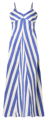 Worthington Womens Sleeveless Striped Maxi Dress