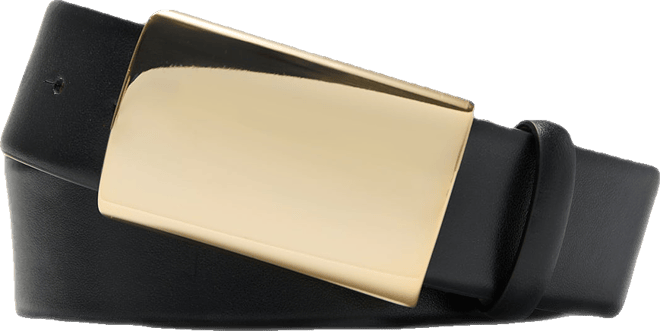 Black and Gold Mason Belt