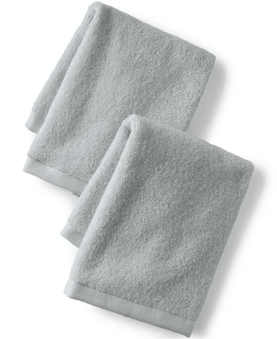 Quick-Dry Cotton 2-Piece Washcloth Set