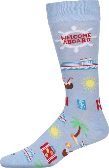 Men's Paradise Novelty Crew Socks