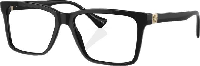 Men's Rectangle Eyeglasses, VE332856-o