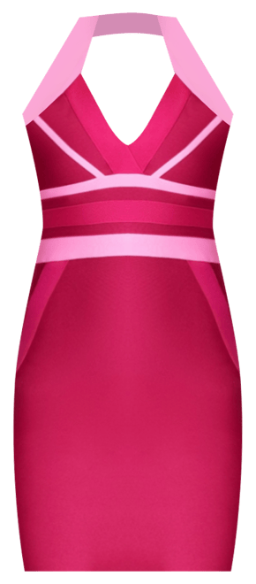 Women's Bandage Halter Neck Dress