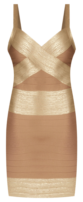 Women's Color Block Bandage Dress