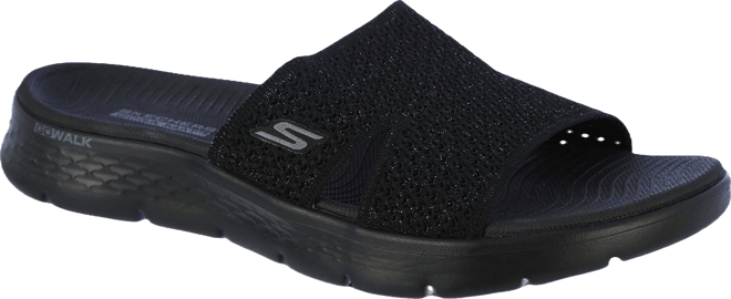 Skechers Womens Slip In Go Walk Sandals