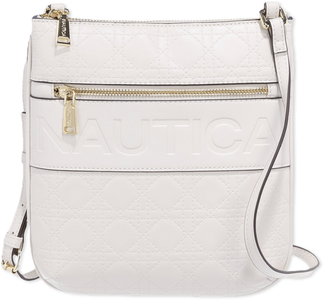 Nautica Flat Lattice Quilt Crossbody Bag