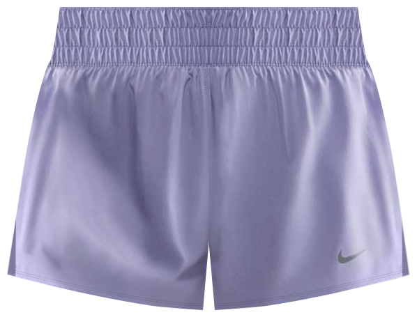 Nike Dri-FIT One กางเกงขาสั้นเอวปานกลาง 3 นิ้วมีซับในผู้หญิง