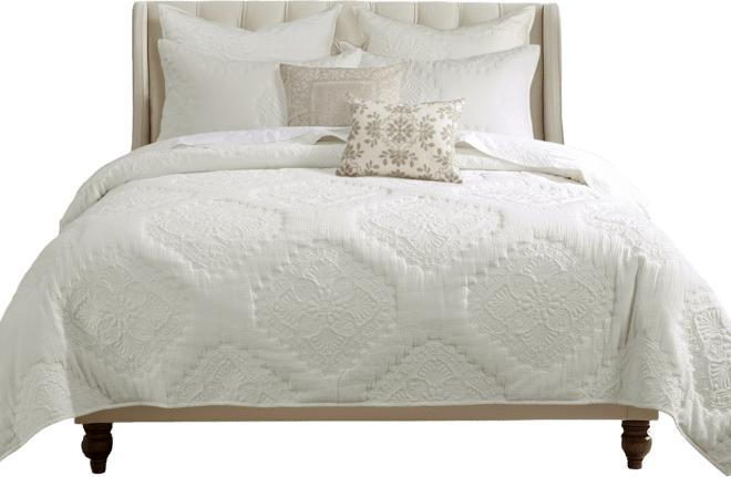 Muslin Stitch Stitching 2-Pc. Quilt Set, Twin/Twin Xl