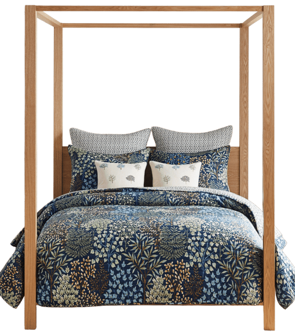 English Forest Reversible 3-Pc. Quilt Set, King/California King