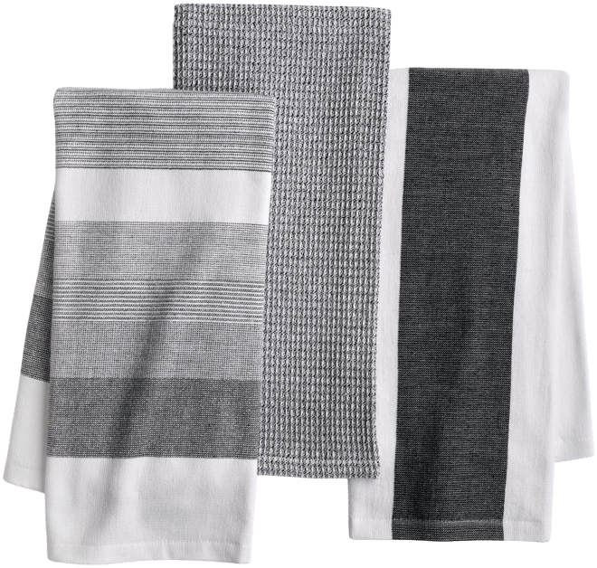 3 Pack Cotton Kitchen Towels, Exclusively at Macy's