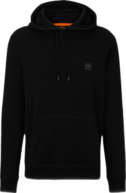Boss by  Men's Regular-Fit Cotton Terry Logo Patch Hoodie
