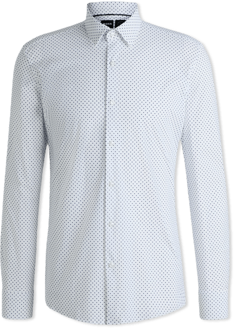 Boss by  Men's Stretch Jersey Slim-Fit Dress Shirt