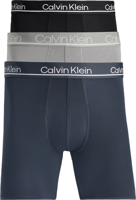 Men's Microfiber Plus Moisture-Wicking Boxer Briefs, Pack of 3