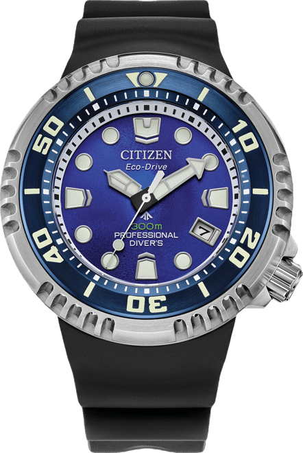 Men's Promaster Dive Black BENEBiOL Pu Strap Watch 46mm