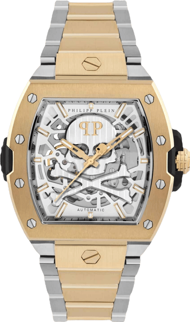 Men's Automatic The Skeleton 2.0 Two-Tone Stainless Steel Bracelet Watch 44mm