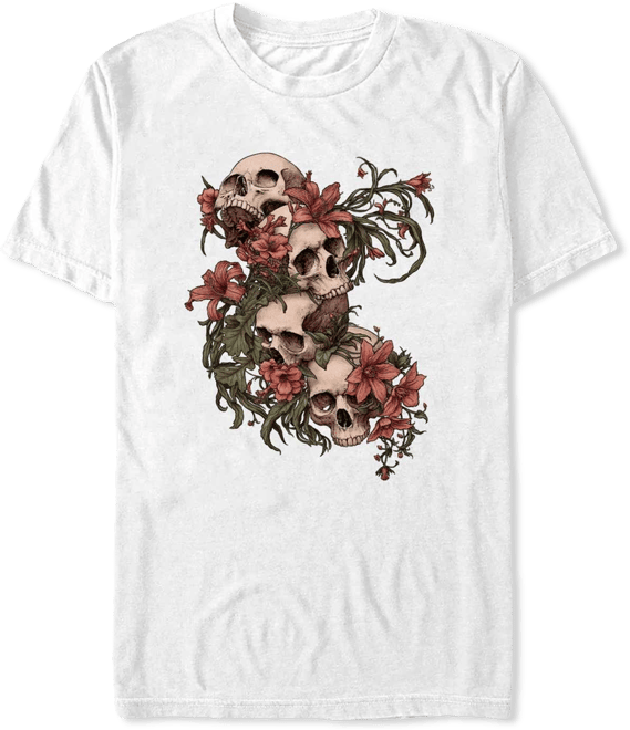 Men's Garden of Skulls Colors Short Sleeve T-Shirt