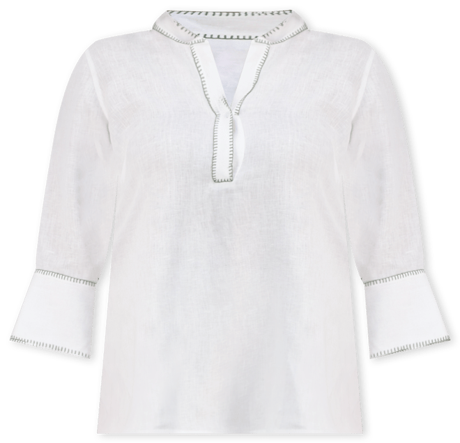 売れ筋商品|||チャータークラブ カットソー トップス レディース Plus Size Corded Embroidered Linen Top, Exclusively at Macy's Bright White Charter Club Plus Size 100% Linen Roll-Tab Shirt