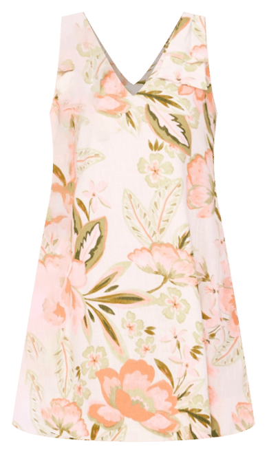 Women's A-Line Short V-Neck Dress