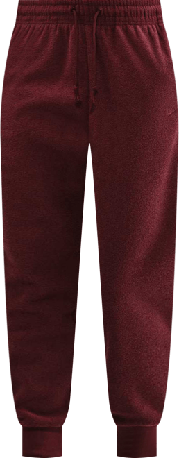 Nike Sportswear Phoenix Plush Pants de tejido Fleece de tiro medio cómodos para mujer