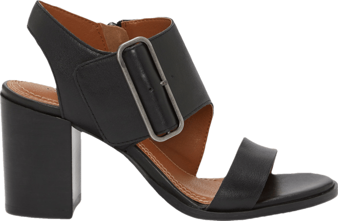 ★HUNTER★ WOMEN City Level Leather Heel Strap Sandals Canva Women's ECCO® Sculpted Lx 55 Fisherman Heeled Sandal | Brown