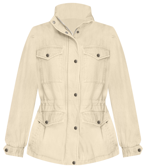 Women's Cotton Four-Pocket Utility Jacket