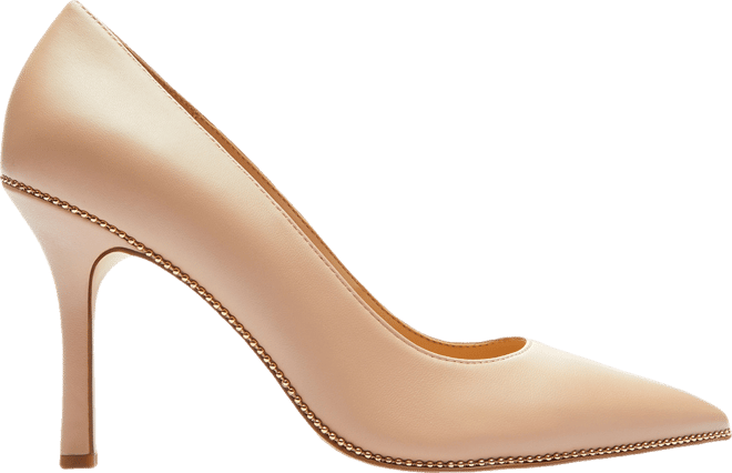 【COACH】Samantha Signature Pointed-Toe Leather Pumps COACH Samantha Signature Pointed-Toe Leather Pumps - Macy's