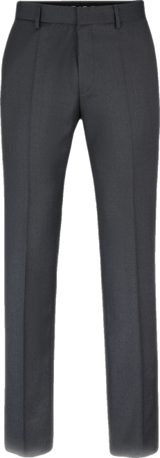 Boss Men's Regular-Fit Virgin Wool Formal Trousers