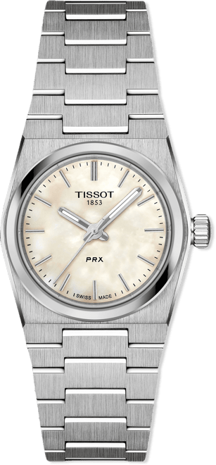 Women's Swiss Prx Stainless Steel Bracelet Watch 25mm