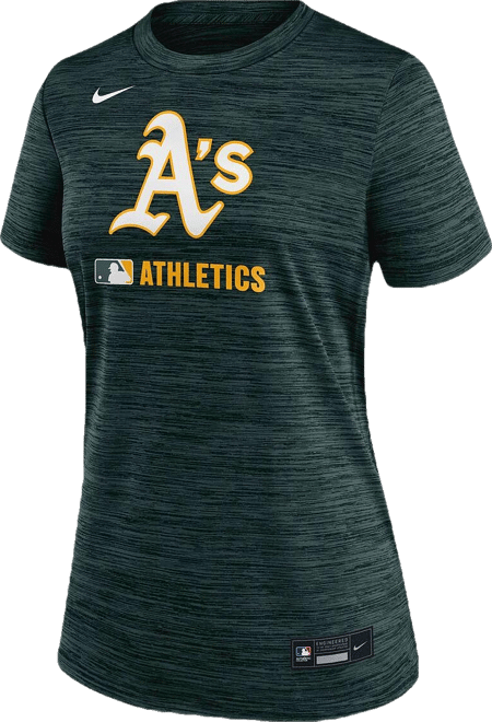 Women's Green Athletics Authentic Collection Velocity Performance T-Shirt