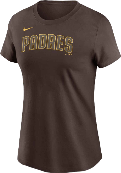 Women's Jackson Merrill Brown San Diego Padres Fuse Name Number T-Shirt