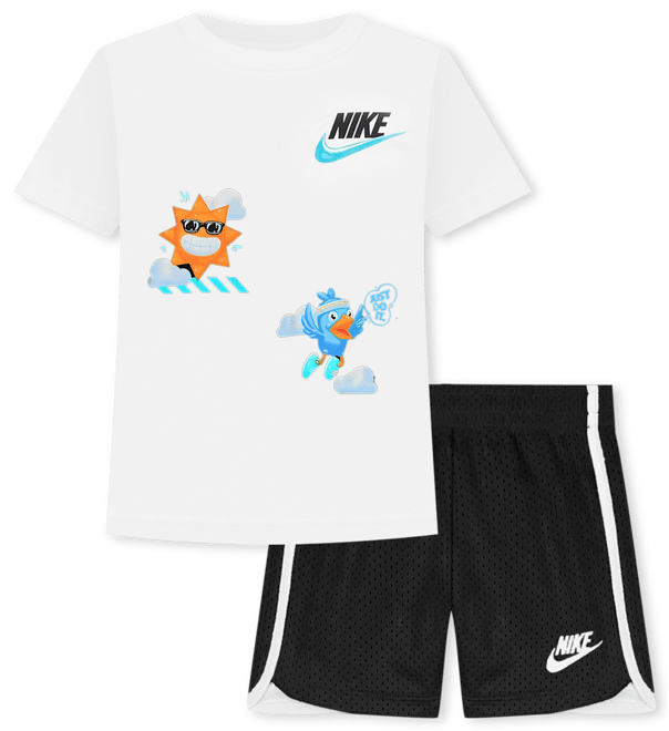 Nike Conjunto de shorts de 2 piezas Dri-FIT Just Believe infantil