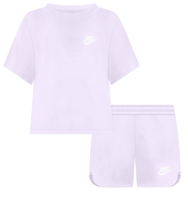 Nike Conjunto de 2 piezas de tela de felpa "Let's Roll" infantil