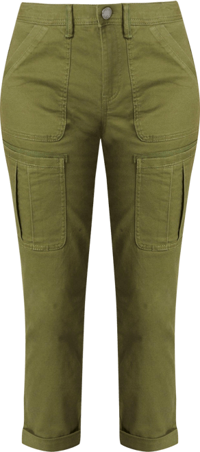 Democracy Womens Roll Cuff Utility Pants