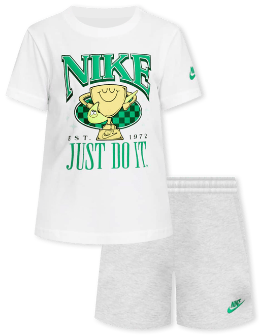 Nike Conjunto de shorts y jersey Ace Your Game de 2 piezas para niños talla pequeña