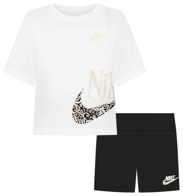 Nike Little Kids' Wild Flower Boxy T-Shirt and Shorts Set