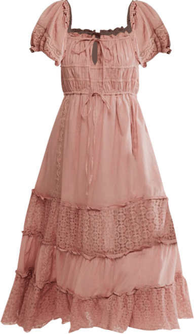 Falling Sun Midi Dress