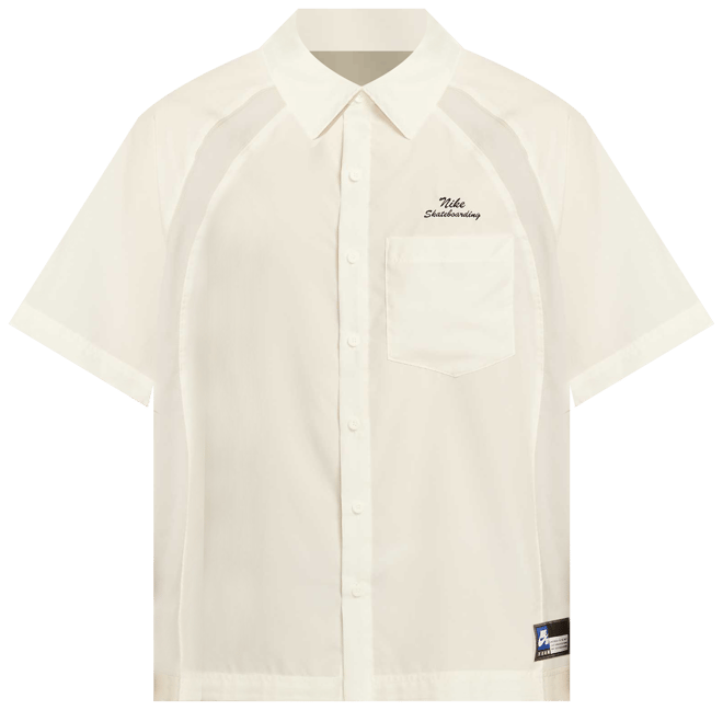 나이키 SB 드라이 핏 우븐 반팔 볼러 탑