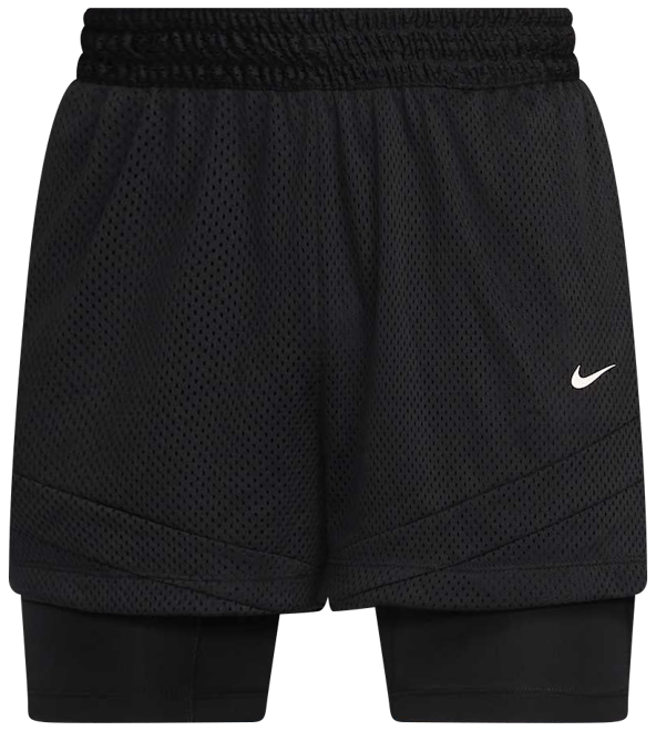 Nike Icon กางเกงบาสเก็ตบอลขาสั้น 4 นิ้วแบบ 2-in-1 ผู้ชาย Dri-FIT