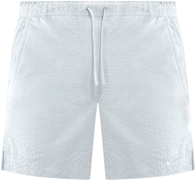 Nike Unlimited กางเกงขาสั้น 5 นิ้วอเนกประสงค์ผ้า Seersucker ไม่มีซับในผู้ชาย Dri-FIT