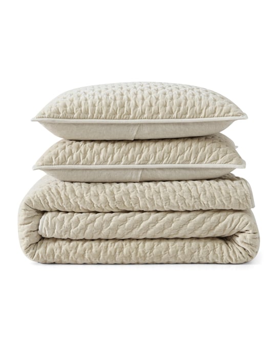 Pure Velvet 3-Pc. Quilt Set, King