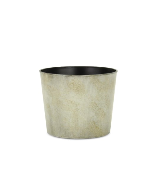 Modern Round Plastic Planter for Home Garden and Patio Decor