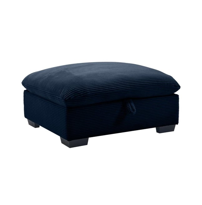 Corduroy Fabric Ottoman Footrest Comfortable, Durable, and Versatile for Living Room or Bedroom-