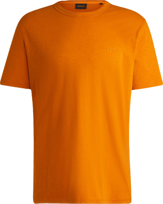 Boss by  Men's Slub-Cotton Logo Detail T-Shirt