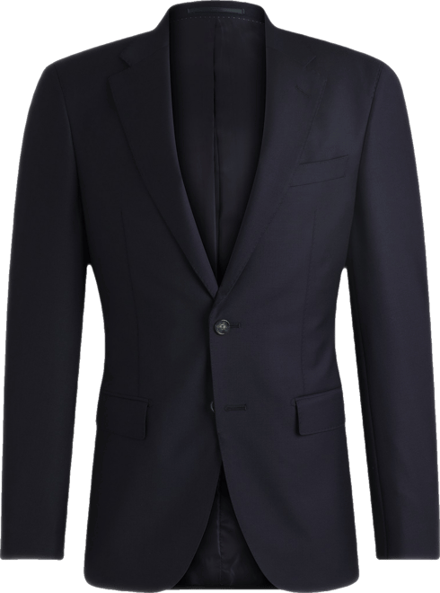 Boss by  Men's Virgin Wool Slim-Fit Jacket