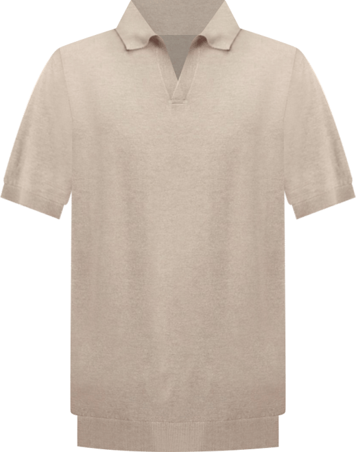 Men's Silk Cashmere Polo Shirt