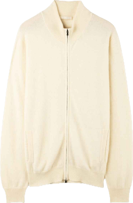 Men's Full Zip Stand Collar Cardigan