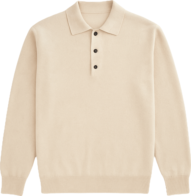 Men's Polo Neck Sweater