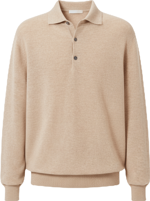 Men's Polo Neck Sweater
