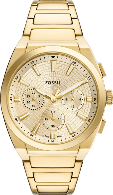 Men's Everett Chronograph Gold-Tone Stainless Steel Watch, 44mm