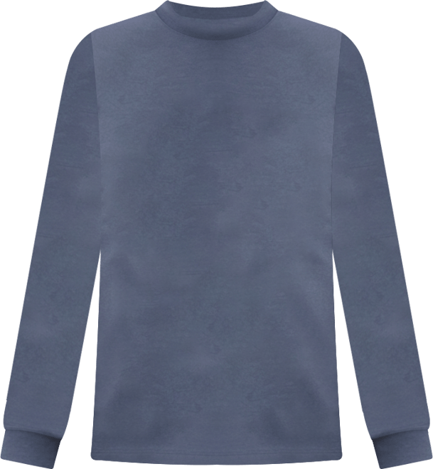 Men's Mock Turtleneck Long-Sleeve Cotton Tee