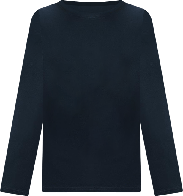 Men's Organic Cotton Luxe Stretch Jersey Slim Long Sleeve Tee